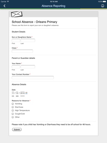 Orleans Primary School PTA screenshot 3