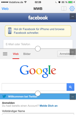 Multi Web Browser screenshot 2
