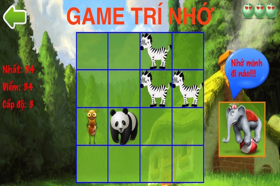 Game trí nhớ-Game trí tuệ screenshot 3