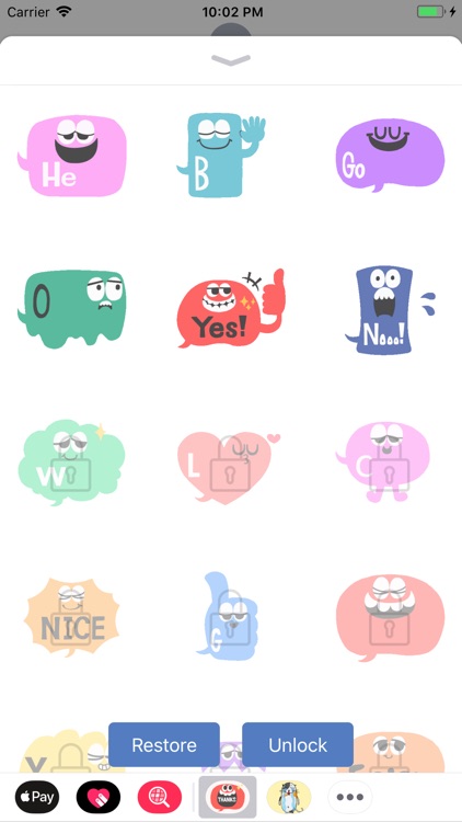 Cute Bubble Text Animated