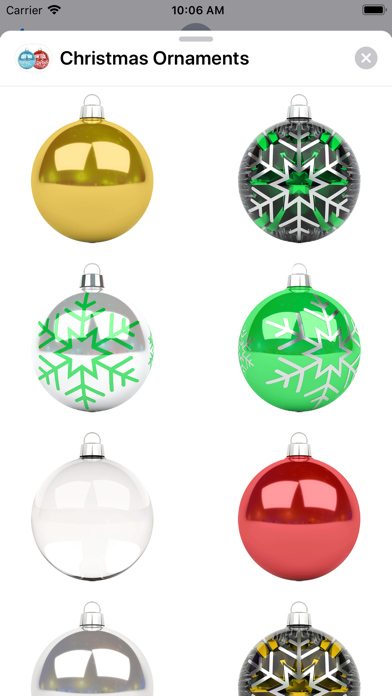 Christmas Ornaments Stickers screenshot 2