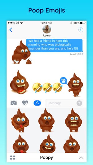 Poopy - Funny Poop Emoji Text Chat Stickers(圖2)-速報App