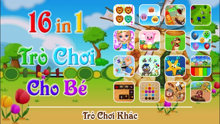 Trò Chơi Cho Bé (16 Trong 1) - Trò Chơi Trẻ Em