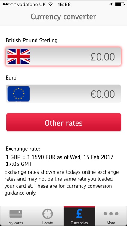 post office travel money rates