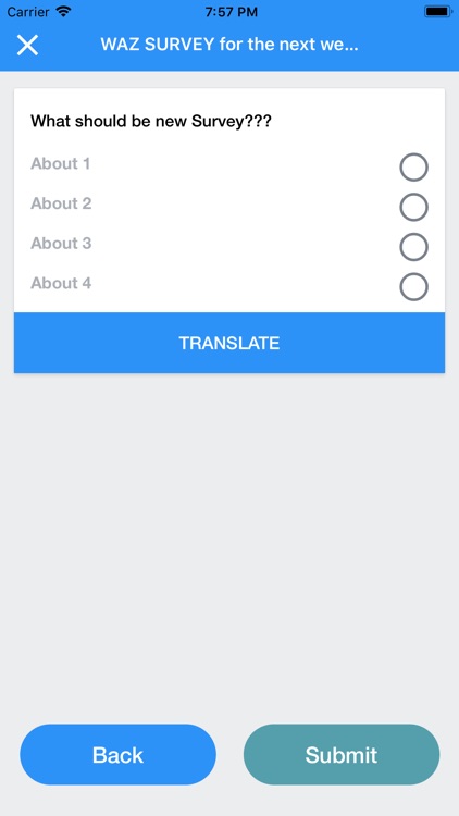 WAZ Survey screenshot-4
