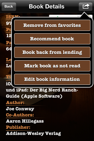 BookLibrary screenshot 2