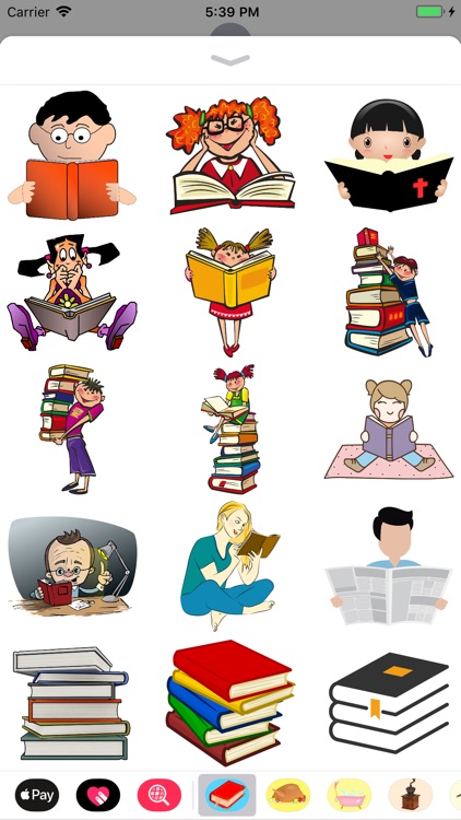 Read A Book Stickers