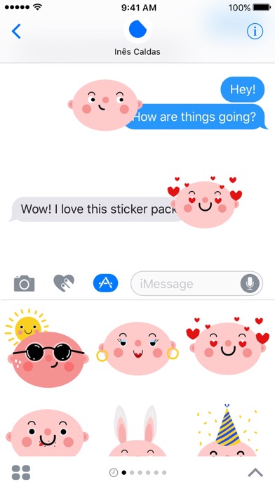 Pinkie Stickers screenshot 2