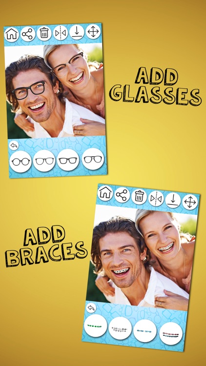 Braces & Nerd Glasses Stickers screenshot-3