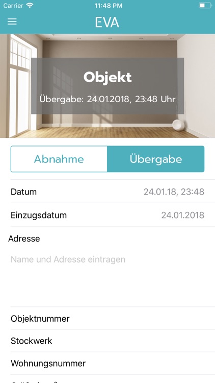 enveto Wohnungsübergabe Demo