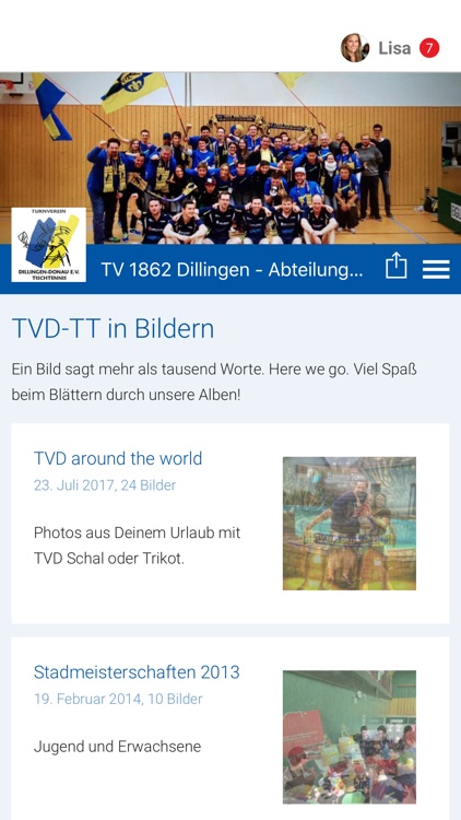 TV 1862 Dillingen Tischtennis