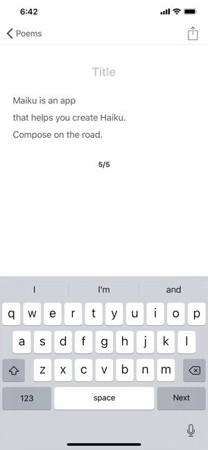 Maiku - A Haiku Composer(圖3)-速報App