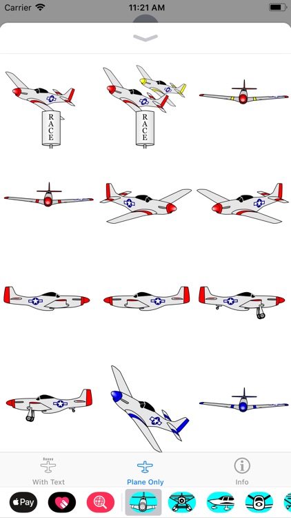 P-51D Mustang Sticker App