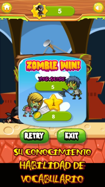 ninja vs zombies - word games screenshot-3