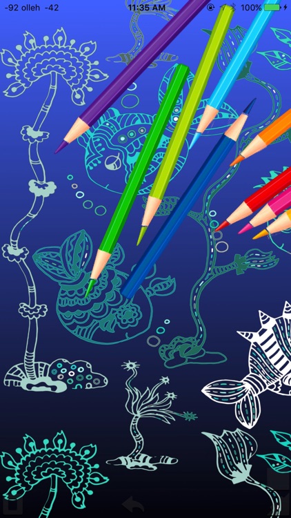 Coloring Game Book sea animals