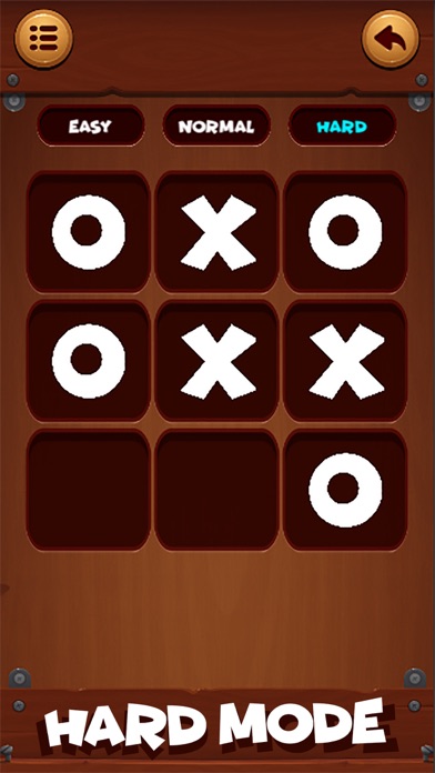 Tic Tac Toe! Wooden Board Game screenshot 4