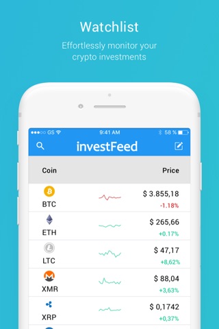 investFeed Crypto Chat screenshot 2