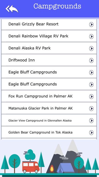 Campgrounds & Rv's In Alaska screenshot 3