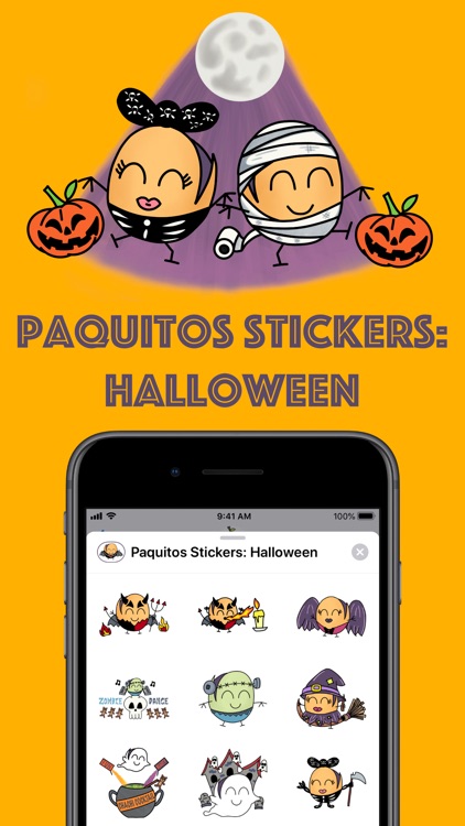 Paquitos Stickers: Halloween