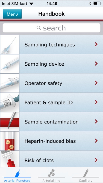 Blood gas - Preanalytics screenshot-3