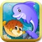 A great fun puzzle game for toddlers and kids from ages 0 to 6 with lovely designed animals of the ocean