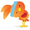 Orange Robin - emoji stickers