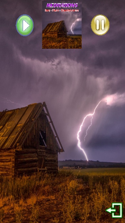 Meditations:Harp Piano Thunder