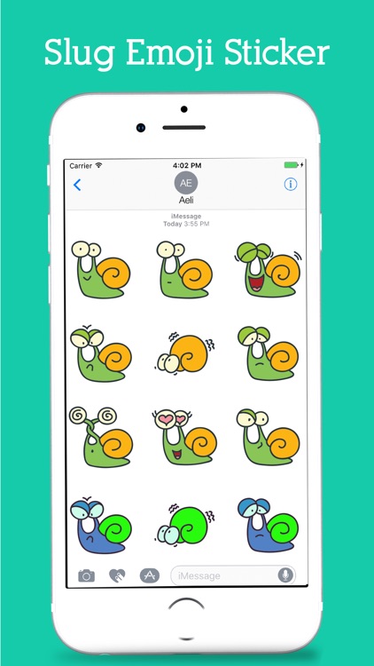Snail Emoji Stickers Pack screenshot-3