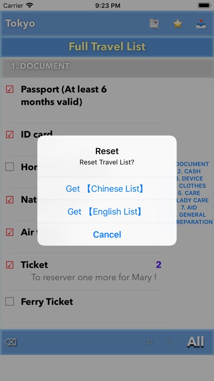 Travel Lists screenshot-8