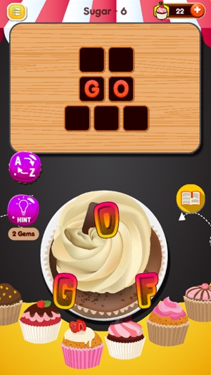 Word Cupcake : Sweet Chef Club(圖1)-速報App