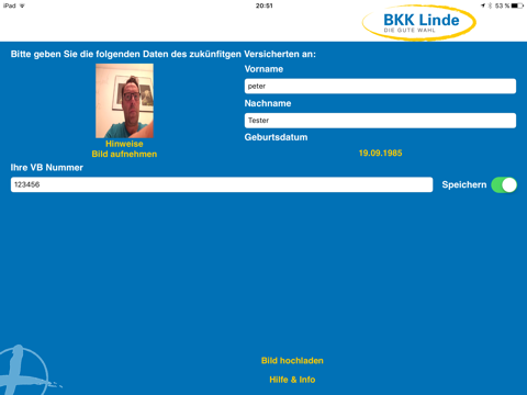 BKK Linde EGK screenshot 2