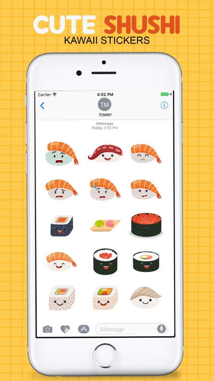 Sushi Kawaii Stickers