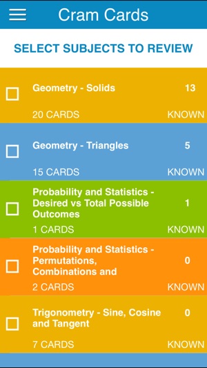 OAT Math Cram Cards(圖2)-速報App