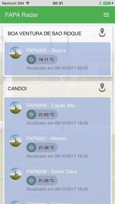 FAPA Radar screenshot 2