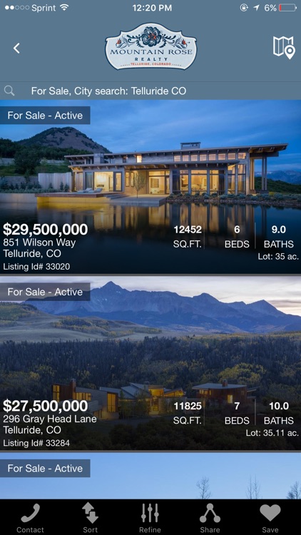 Telluride Real Estate Search