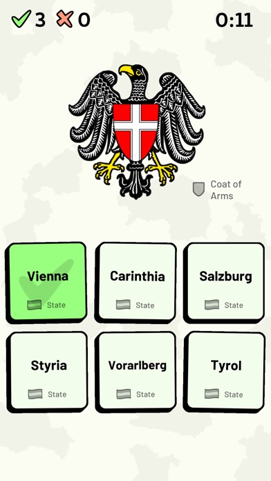 States of Austria Quiz screenshot 4