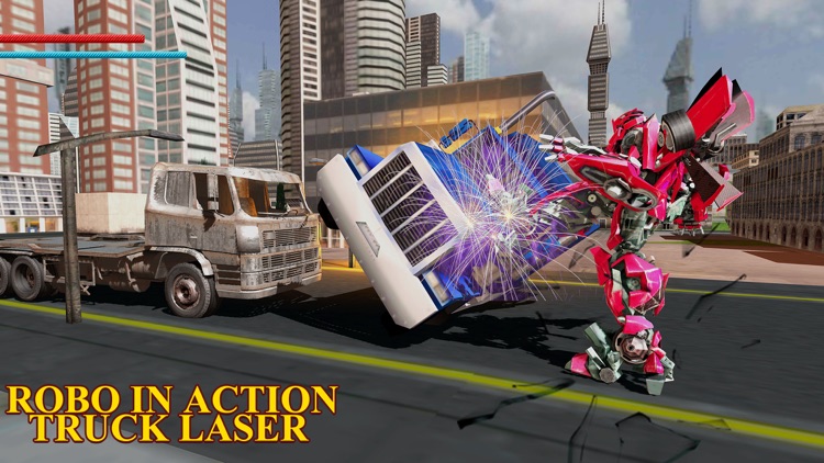 Laser Bus Robot Transform War