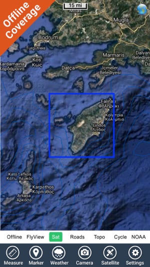 Rhodes - GR Island - GPS Chart(圖5)-速報App