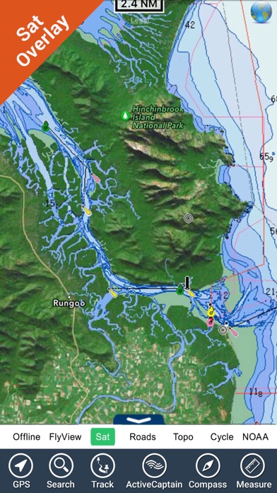 Coral Sea GPS Nautical Charts screenshot 3