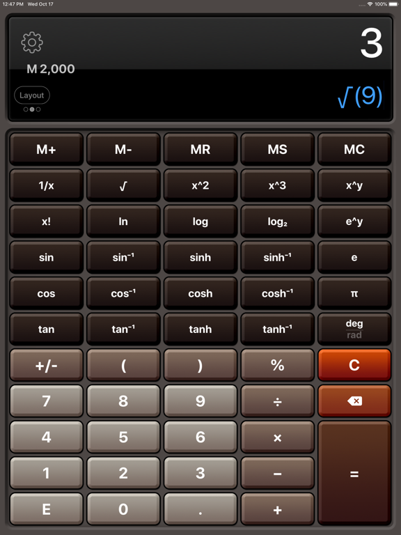 Calculator HD Pro - The Best Scientific Calculator for the iPad, iPhone, and iPod screenshot