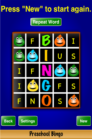 Preschool Bingo - náhled
