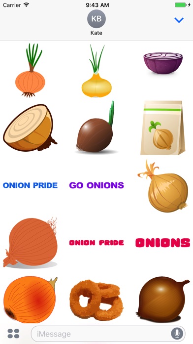 Onions Stickers screenshot 2