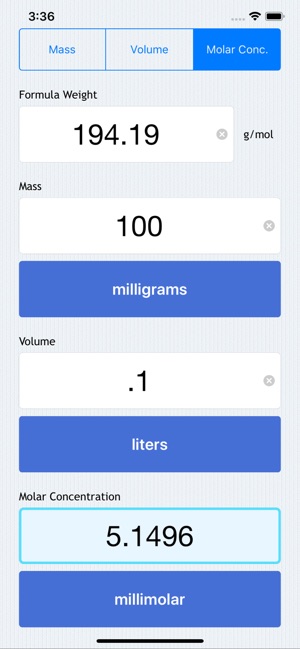 Molarity Calculator(圖3)-速報App