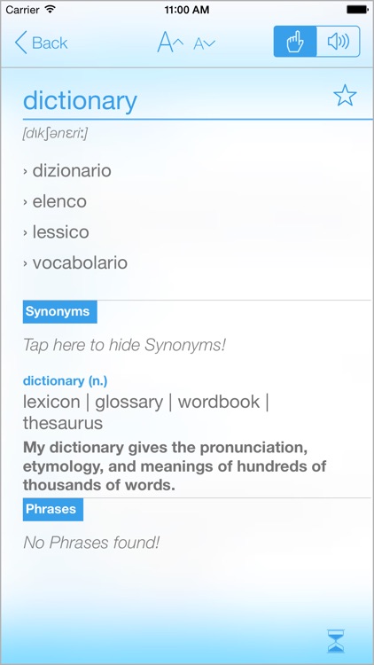 Italian English Dictionary and Translator (Lite)