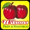 This ordering app is for clientele of Wilson's Fruit & Vegetables, facilitating online ordering of fresh fruit & vegetables for pickup or delivery