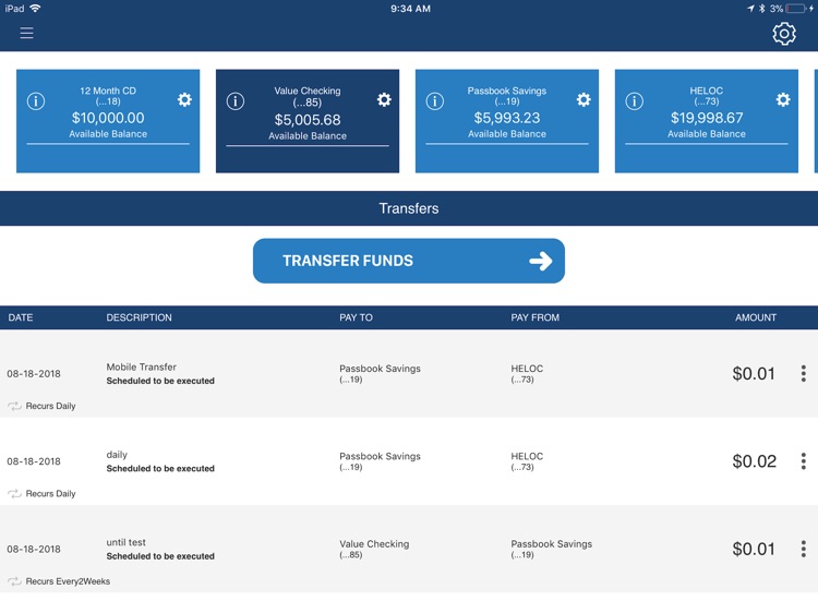 Iowa Falls State Bank for iPad screenshot-3