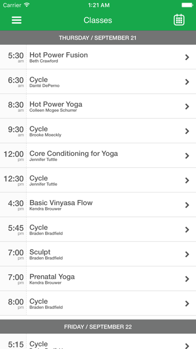 Revolution Yoga & Cycle screenshot 3
