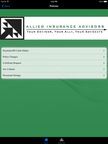 Allied Insurance Advisors HD screenshot 4