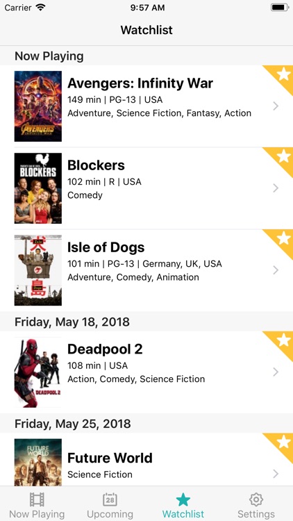 MovieStarts
