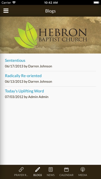 Hebron Baptist Statesville screenshot 3